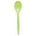 Standard Reusable Dessert Spoon - Lime Green