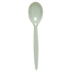 Standard Reusable Dessert Spoon - Grey Green