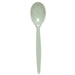 Standard Reusable Dessert Spoon - Grey Green