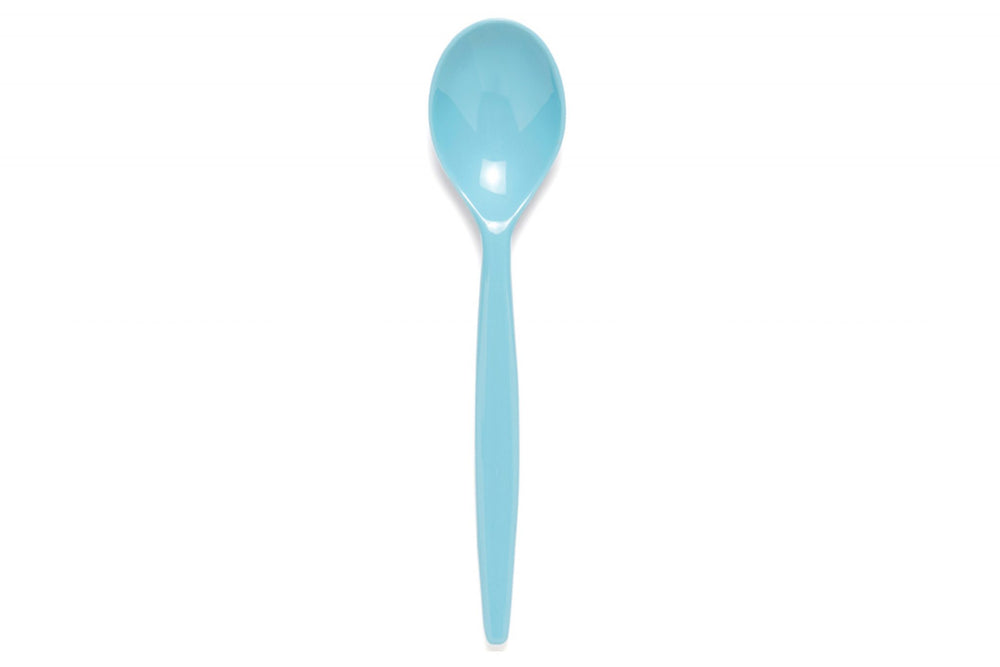 Standard Reusable Dessert Spoon - Baby Blue