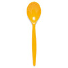 Standard Reusable Dessert Spoon - Yellow