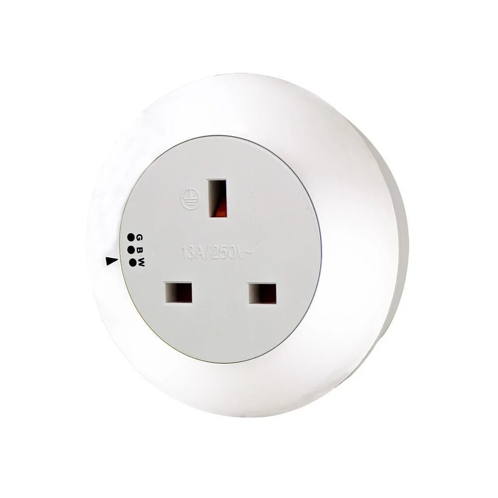 Lifemax Plug Through Night Light, white illumination