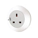 Lifemax Plug Through Night Light, white illumination