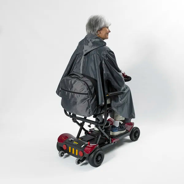 Freestyle Wheelchair Dropover Bag attached to scooter