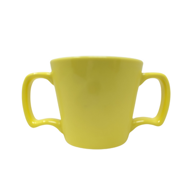 Olympia Heritage Double Handle 300ml Mug - Yellow
