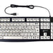High Visibility Big Letter Keyboard - White