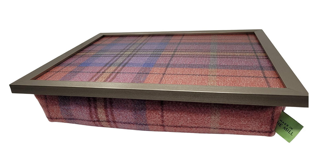 Luxury Bichon Tweed Lap Tray With Bean Bag from Made in the Mill
