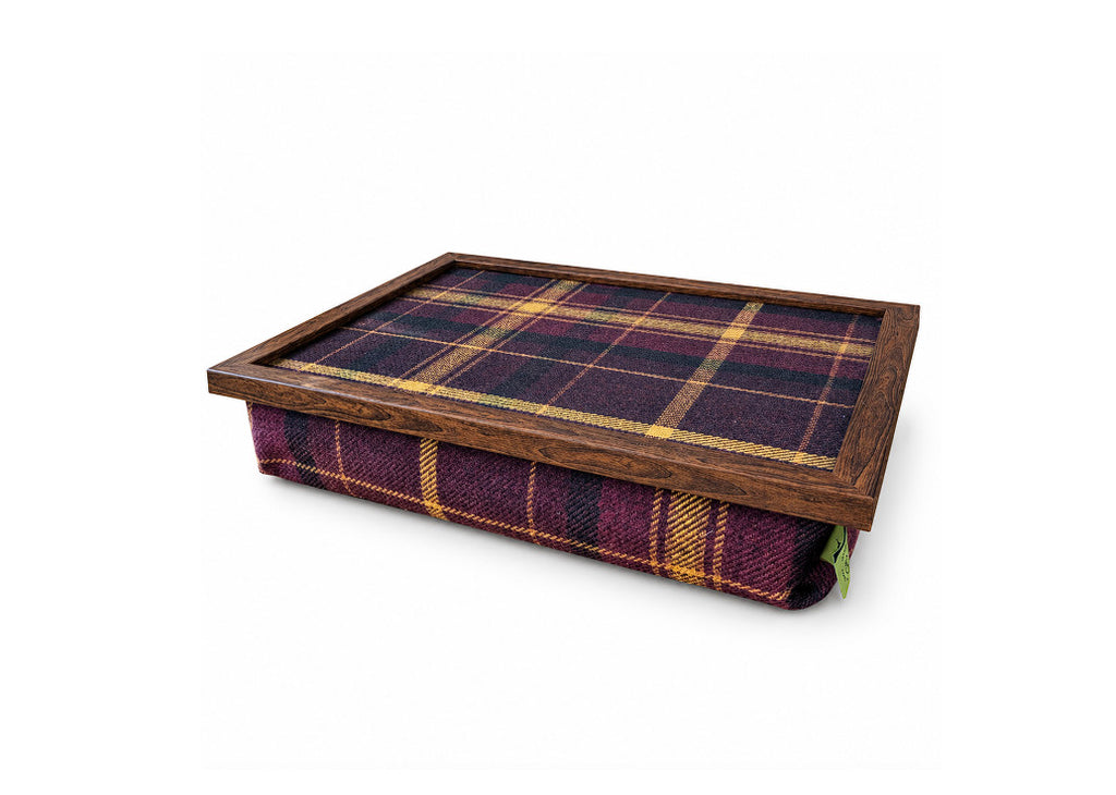 Luxury Papillion Tweed Lap Tray With Bean Bag from Made in the Mill