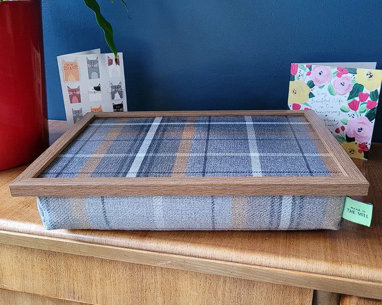 Luxury Corgi Tweed Lap Tray With Bean Bag from Made in the Mill