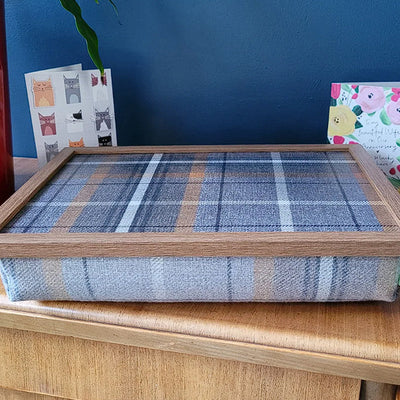 Luxury Corgi Tweed Lap Tray With Bean Bag from Made in the Mill