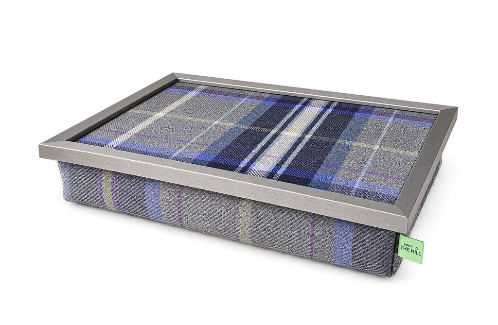 Luxury Bernese Tweed Lap Tray With Cushion Bean Bag from Made in the Mill