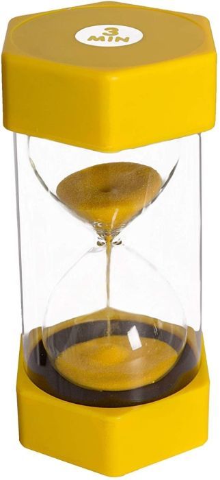 Sand Timer - Yellow (3 mins)