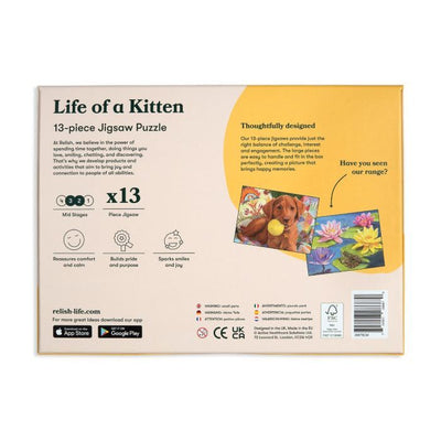 13 Piece Puzzle - Life of a Kitten