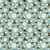 the image shows a close up of the bees pattern on the classic cane