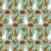 the image shows a close up of the hare and tortoise pattern on the classic cane