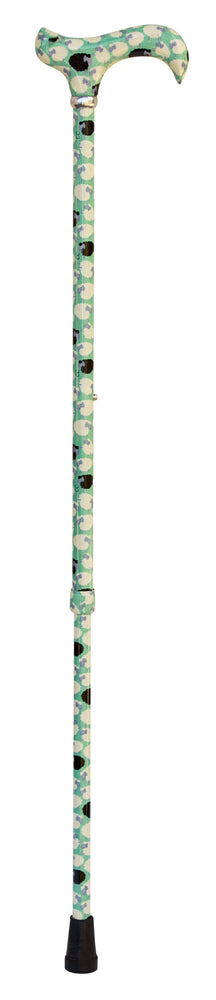 the image shows the full length of the sheep classic derby cane