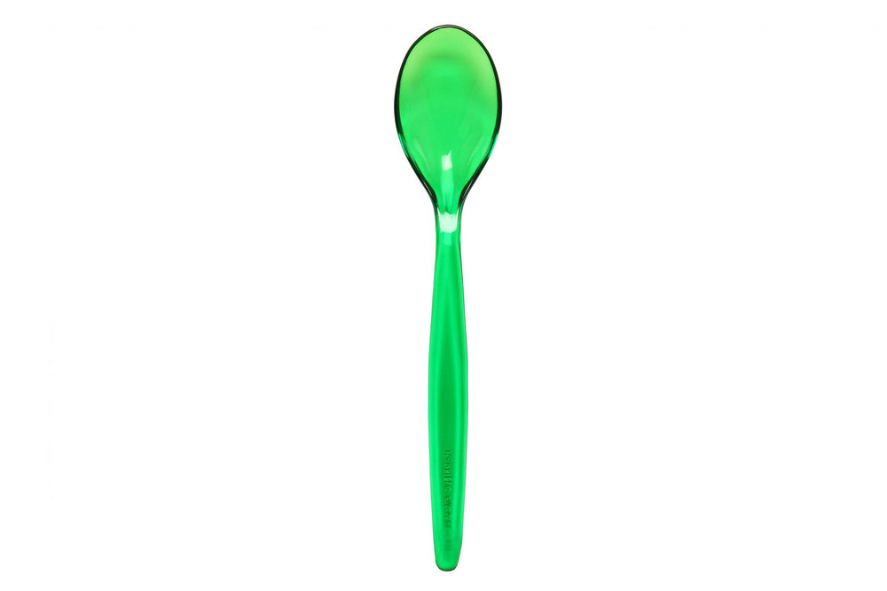 Copolyester Reusable Teaspoon - Translucent Green