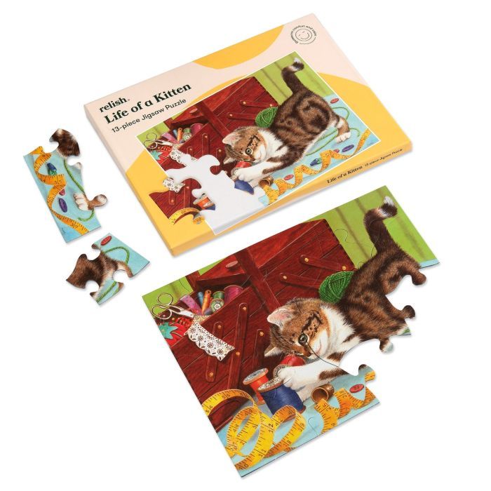 13 Piece Puzzle - Life of a Kitten