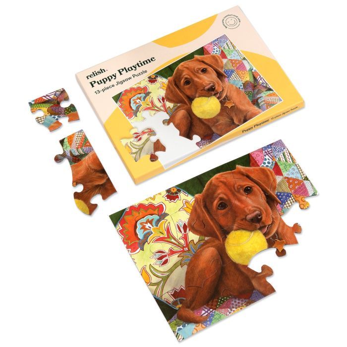 13 Piece Puzzle - Puppy Playtime