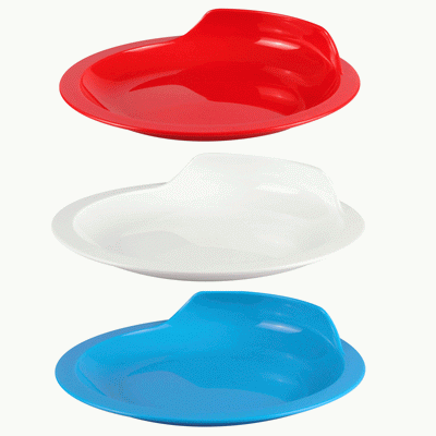 Assisted Living Plate - All colours (Red, White, Blue)