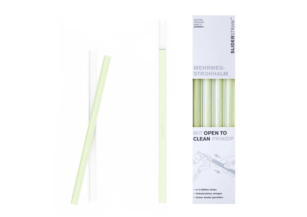 SliderStraws - Pastel Green