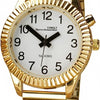 the gold talking calendar alarm watch 