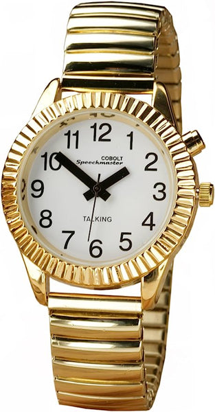 the gold talking calendar alarm watch 