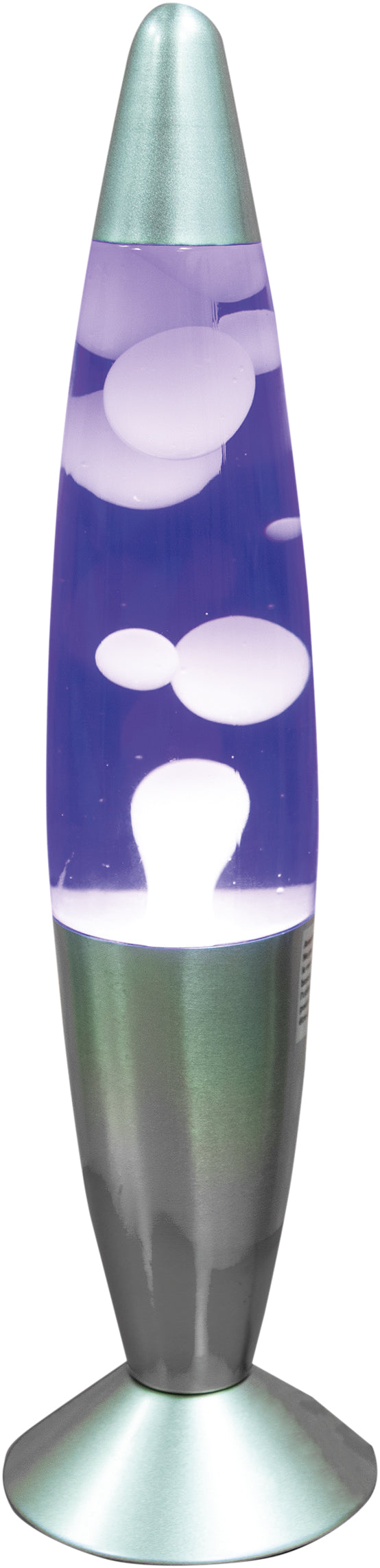 Lava Lamp with Silver Casing