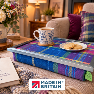 Luxury Shiba Tweed Lap Tray With Bean Bag from Made in the Mill