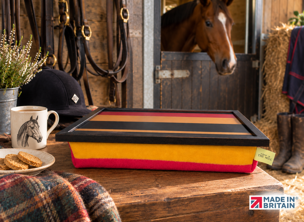 Luxury Newmarket Lap Tray With Bean Bag from Made in the Mill