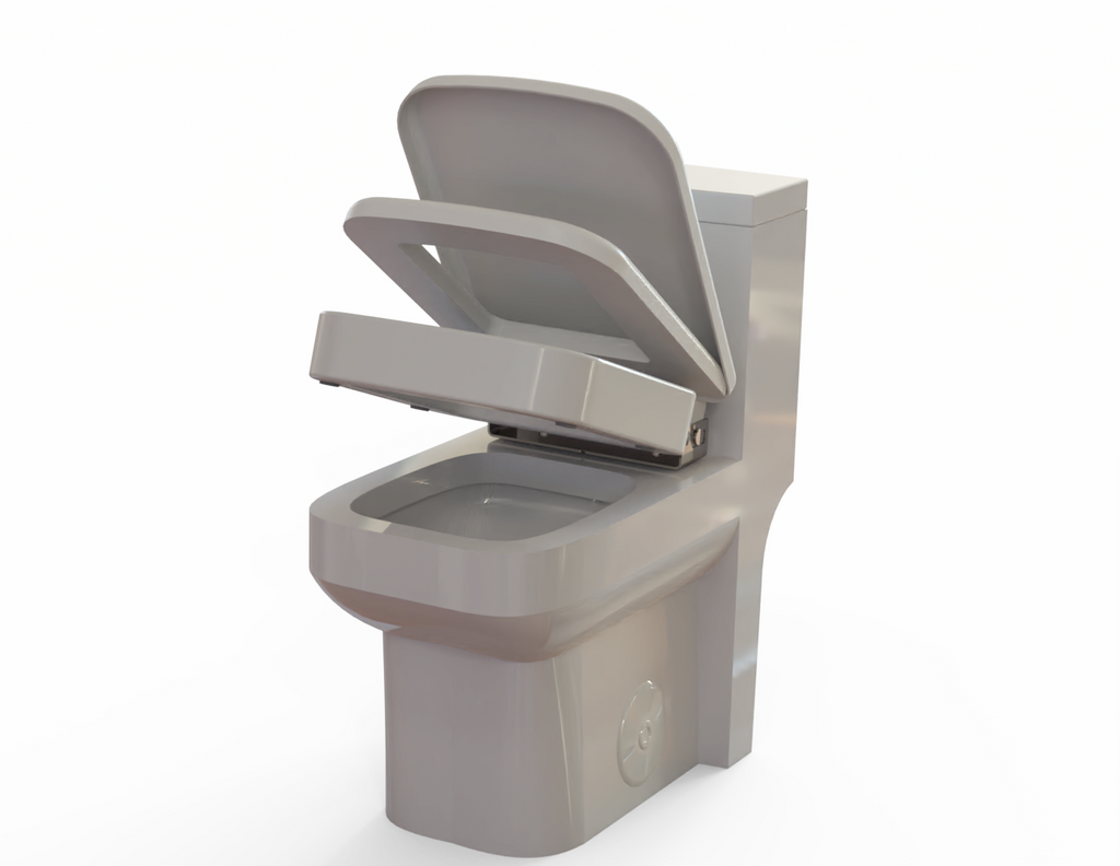 Ashby Lift Toilet Seat - Straight