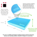 66fit Tpe Balance Pad 48cm x 40cm x 6.2cm