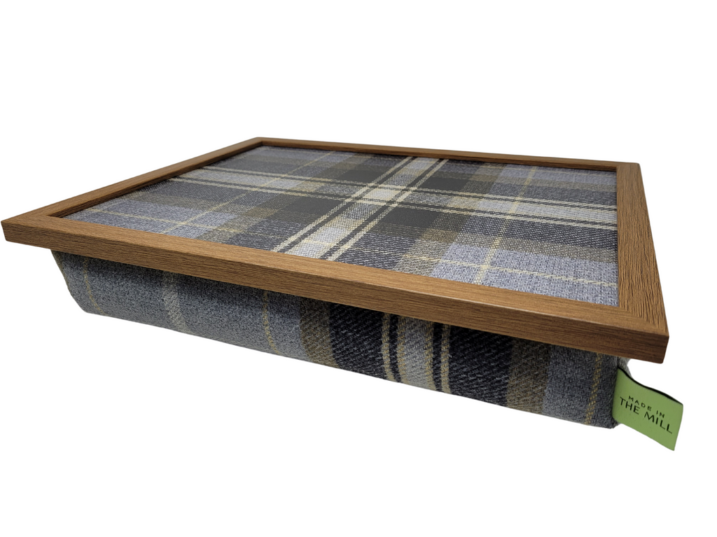 Luxury Beagle Tweed Lap Tray With Cushion Bean Bag from Made in the Mill