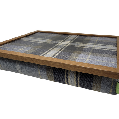 Luxury Beagle Tweed Lap Tray With Cushion Bean Bag from Made in the Mill