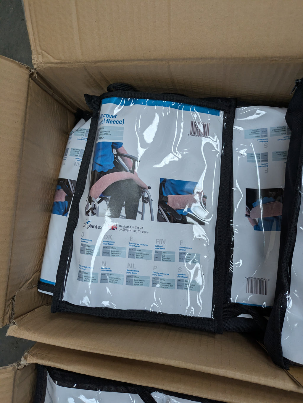 JOB LOT – Simplantex Padded Wheelchair Belt Covers x 50 – Bulk Clearance Stock