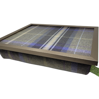 Luxury Bernese Tweed Lap Tray With Cushion Bean Bag from Made in the Mill