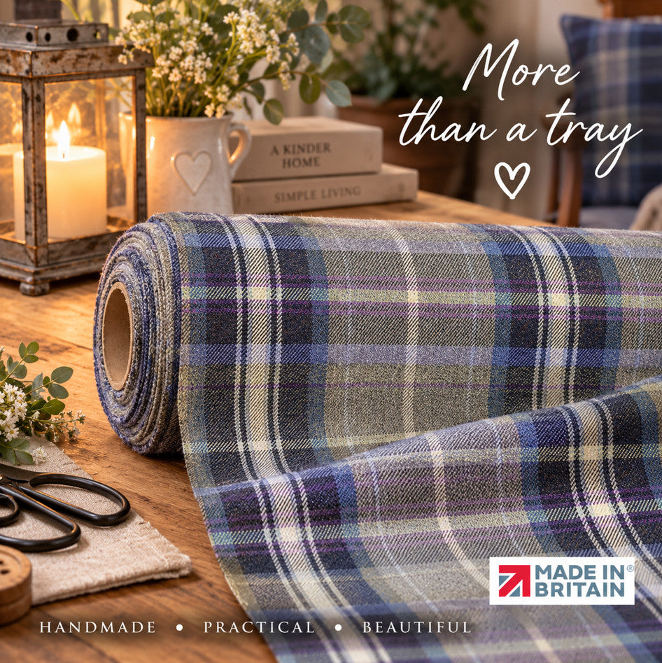 Luxury Bernese Tweed Lap Tray With Cushion Bean Bag from Made in the Mill