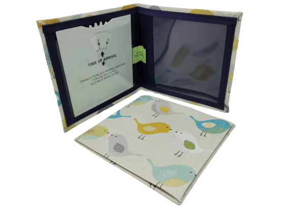 Made In The Mill Blue Badge Permit Holder - Birds