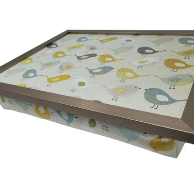 Luxury Lap Tray With Bean Bag from Made in the Mill - Birds Design