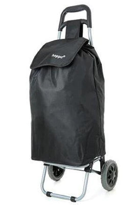 The Hoppa 47 litre Lightweight Shopping Trolley in Black