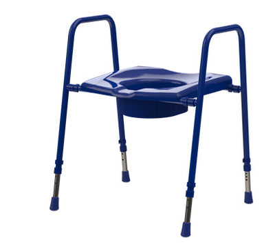 Blue Toilet Frame with Seat
