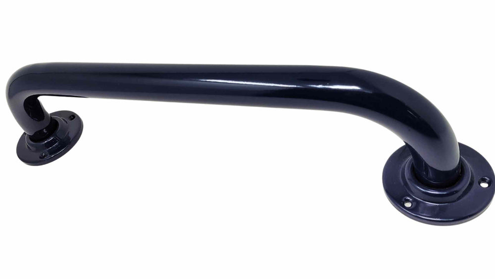 Blue Steel Powder Coated Grab Rail - 18 inches