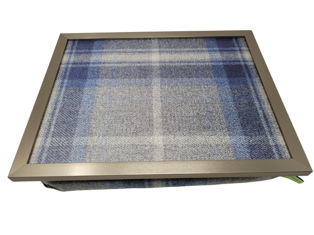 Luxury Border Tweed Lap Tray With Bean Bag from Made in the Mill
