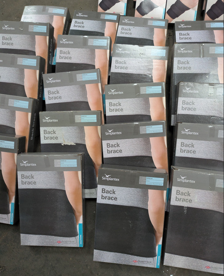 JOB LOT – 100 Simplantex Neoprene Supports & Braces – Ideal for Resale