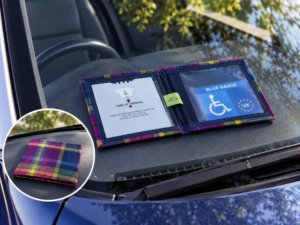 Made In The Mill Blue Badge Permit Holder - Shiba