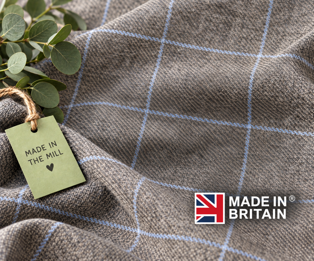 Made In The Mill Blue Badge Permit Holder - Grey Tweed Setter