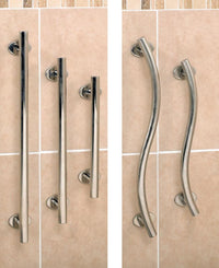 Polished Stainless Steel Chrome Grab Rails