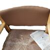 Extra Wide Royale Wooden Commode Chair - Brown, sealed
