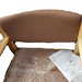 Extra Wide Royale Wooden Commode Chair - Brown, sealed