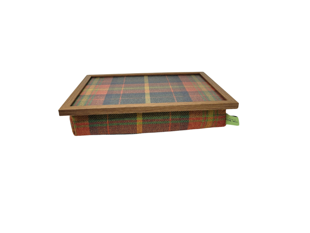 Luxury Dachshund Tartan Lap Tray With Bean Bag from Made in the Mill